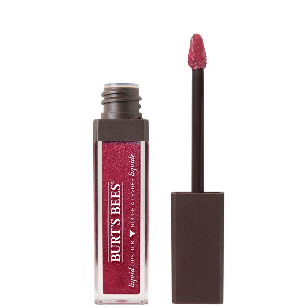 BURT'S BEES 100% Natural Moisturizing Liquid Lipstick - Rhubarb Rapids - NWT!